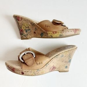 B.O.C. by Born Leather Wedge Sandal